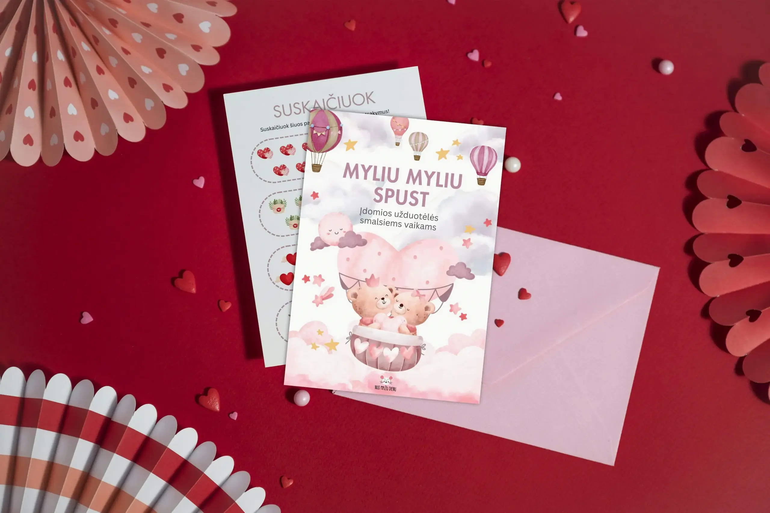 Nuo mažų dienų spausdinamos PDF mokymosi užduotys ir kortelės vaikams